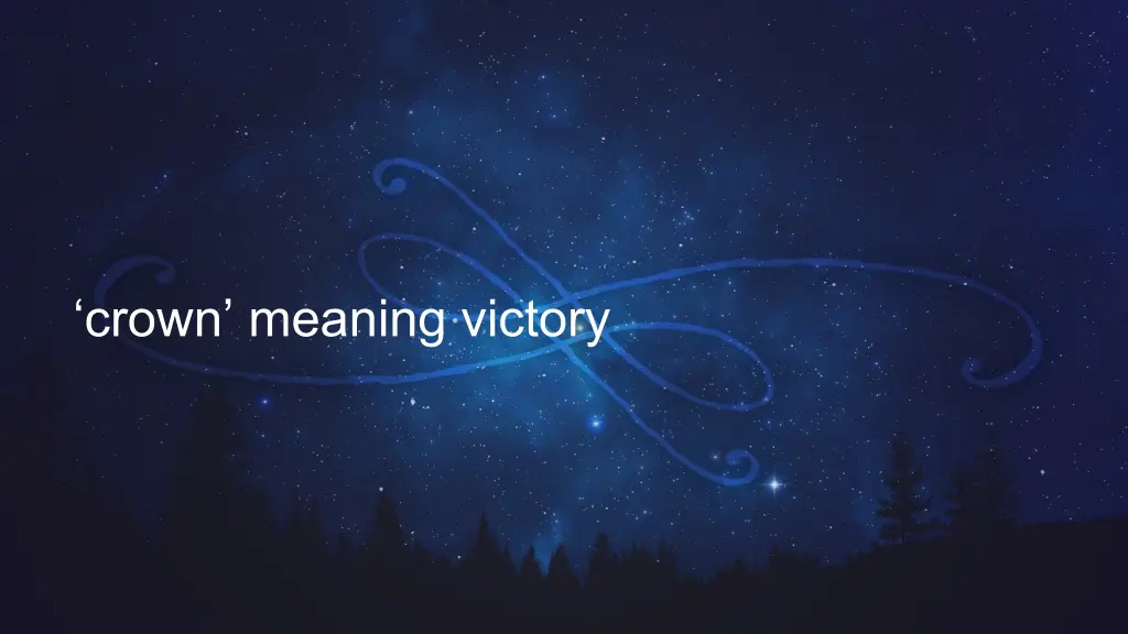 crown meaning victory