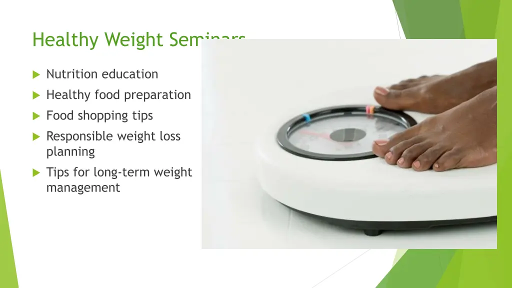 healthy weight seminars