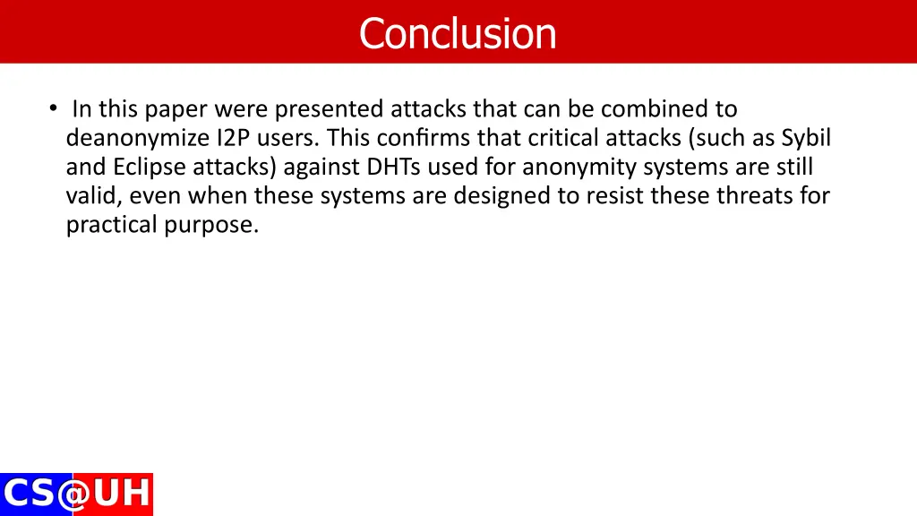 conclusion