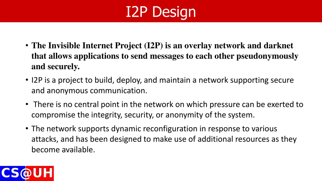i2p design