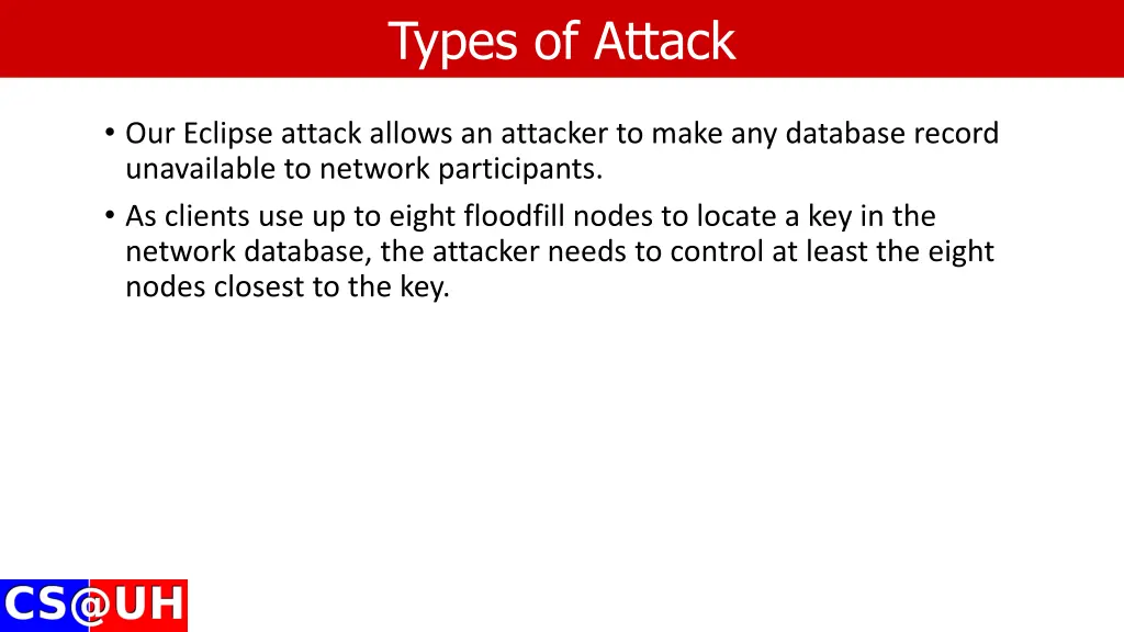 types of attack 7
