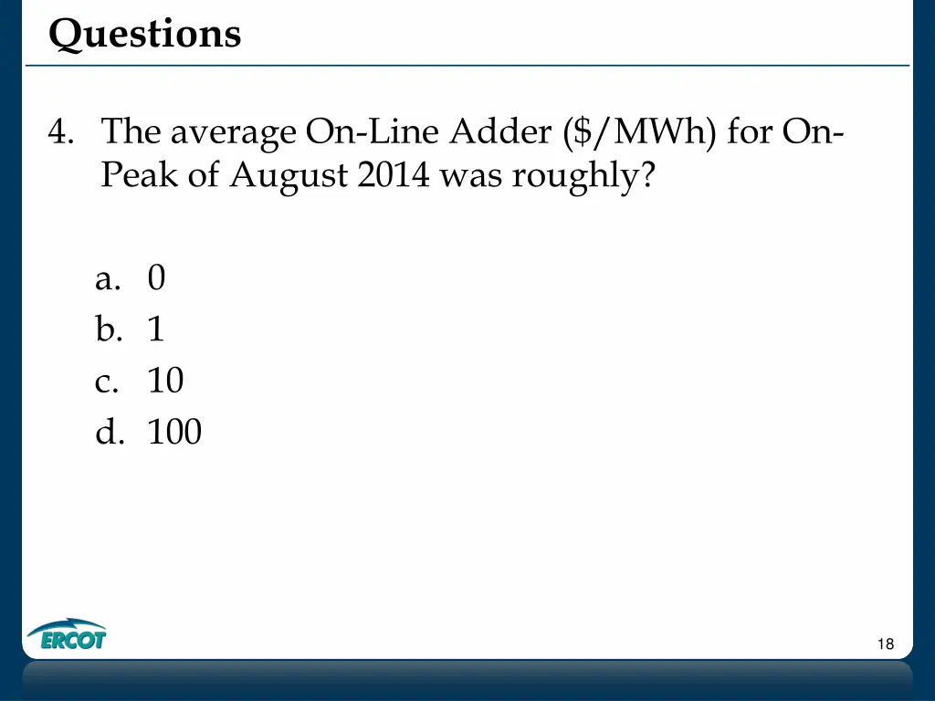 questions 3