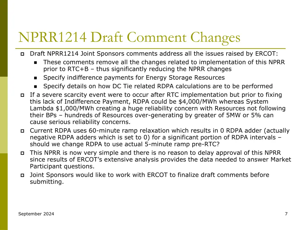 nprr1214 draft comment changes