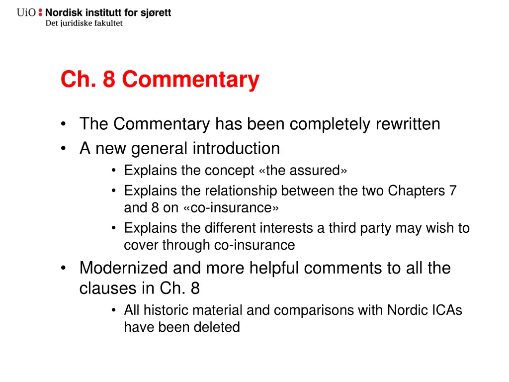 ch 8 commentary