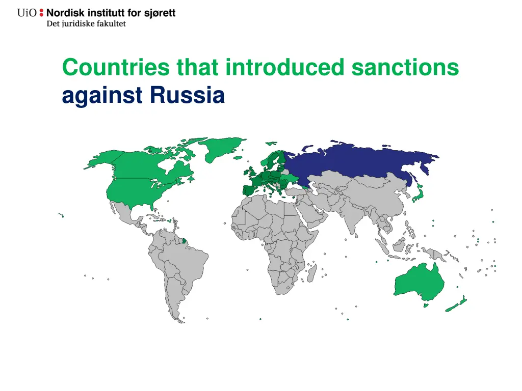 countries that introduced sanctions against russia