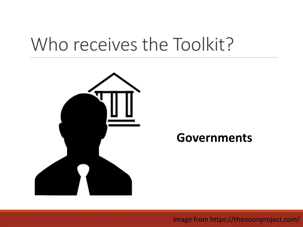 who receives the toolkit