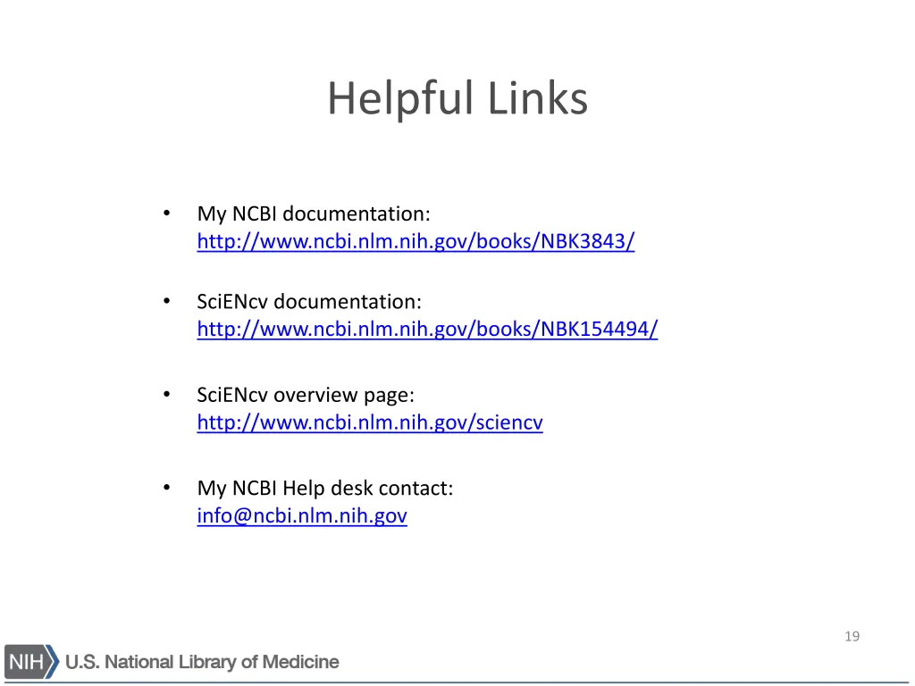 helpful links