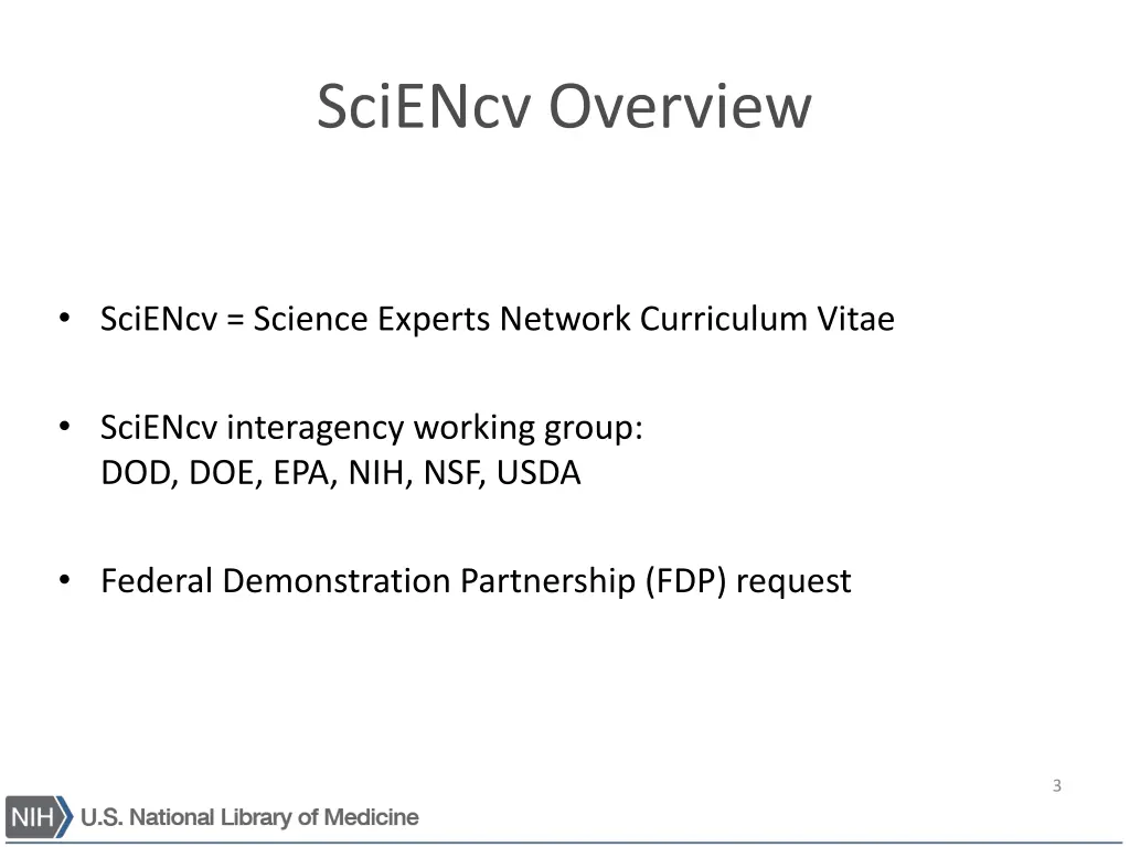 sciencv overview