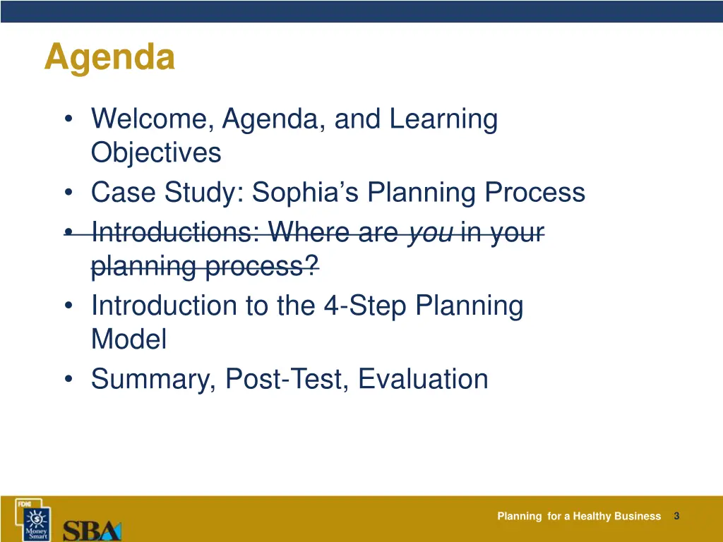 agenda