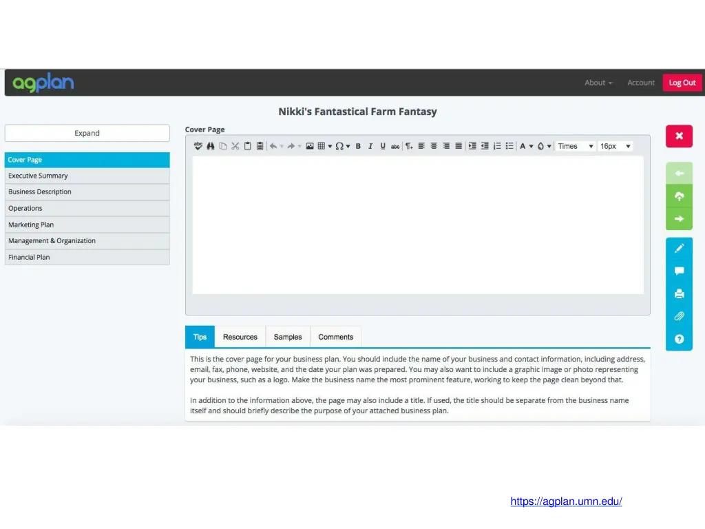 https agplan umn edu