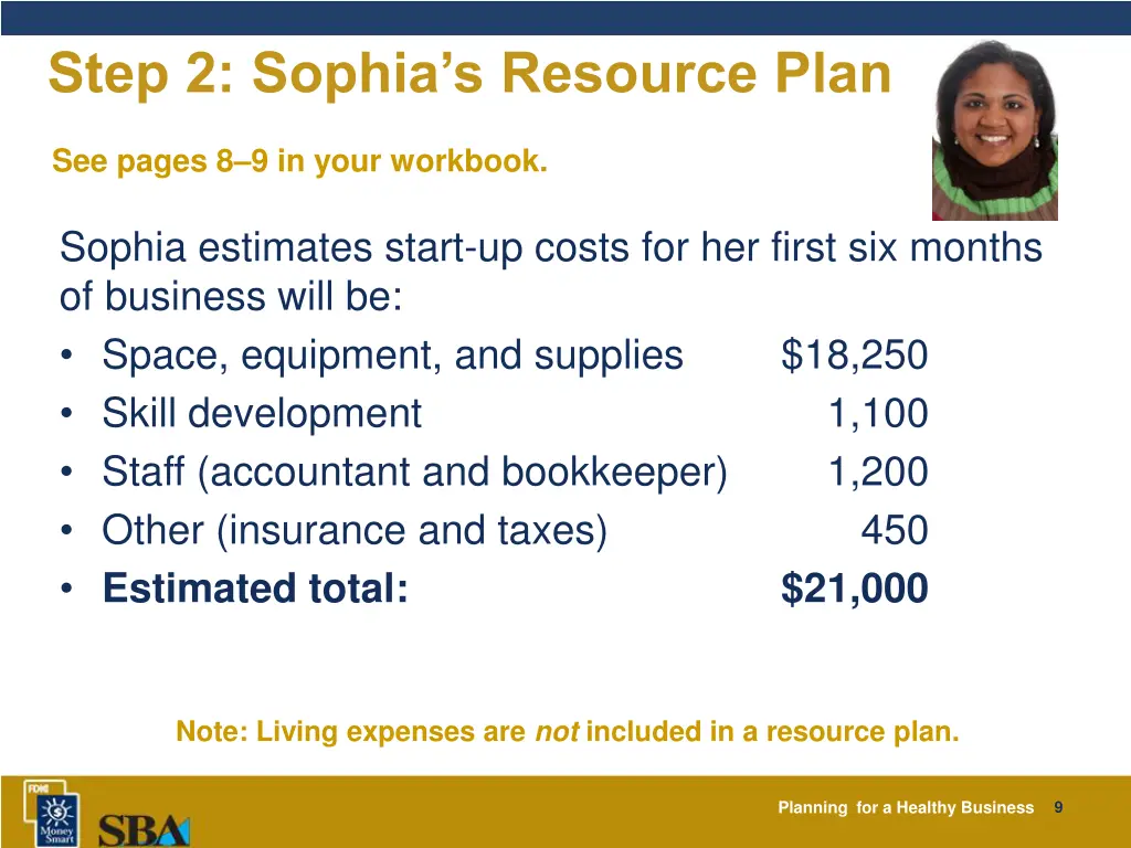 step 2 sophia s resource plan
