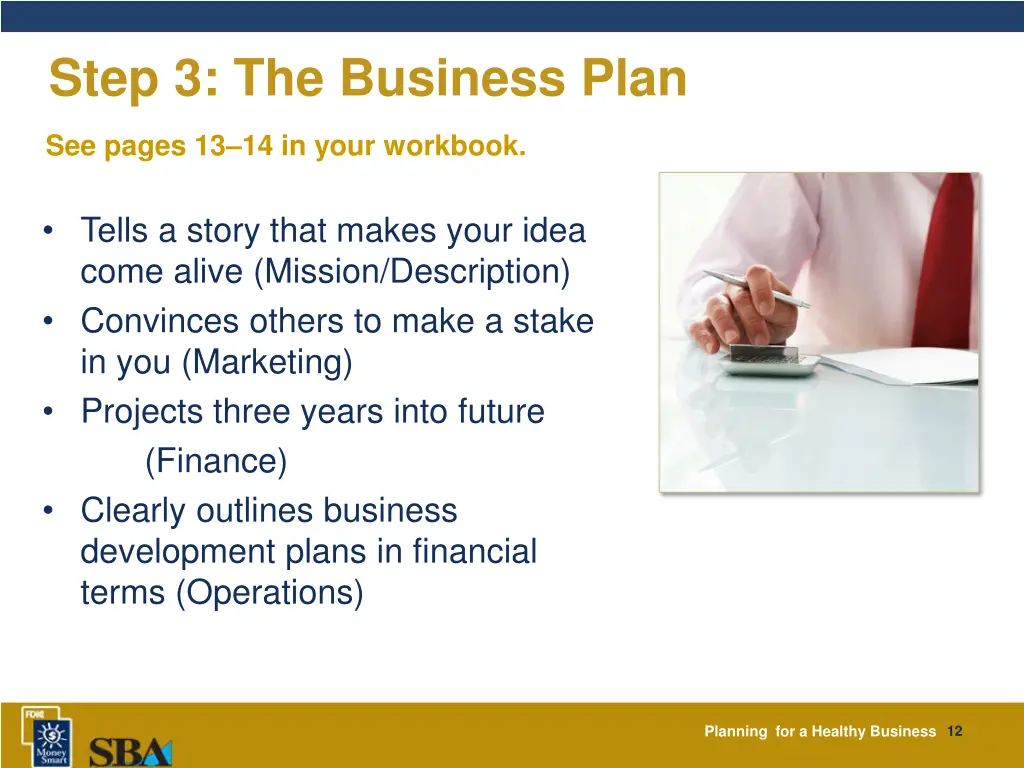 step 3 the business plan
