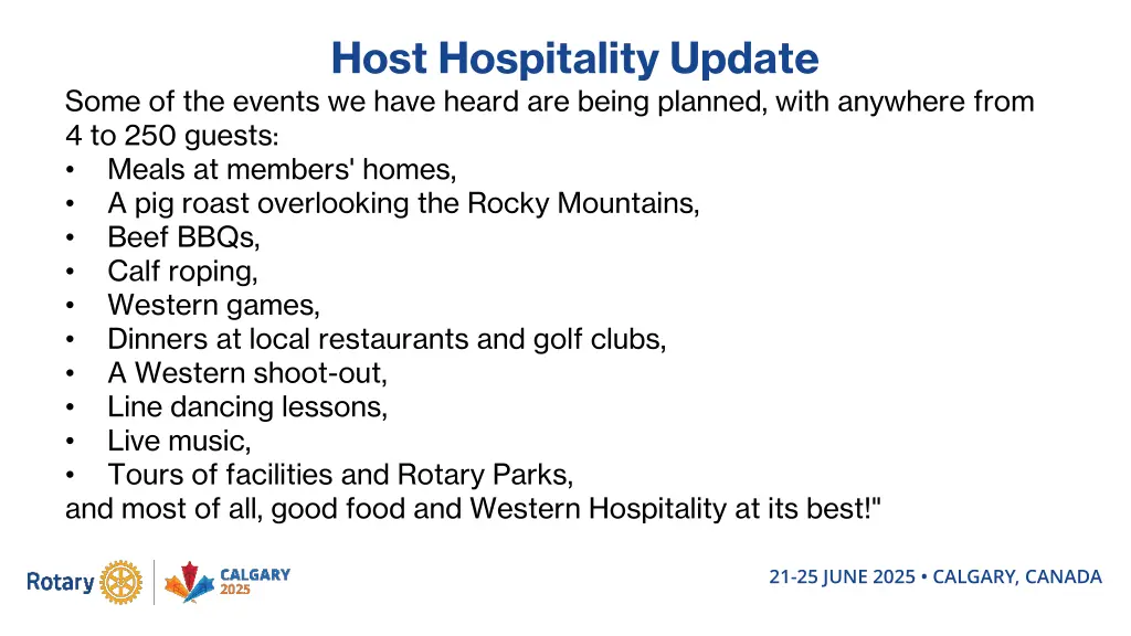 host hospitality update 2