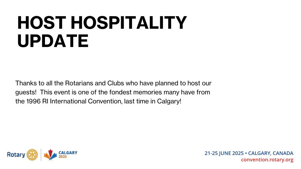 host hospitality update