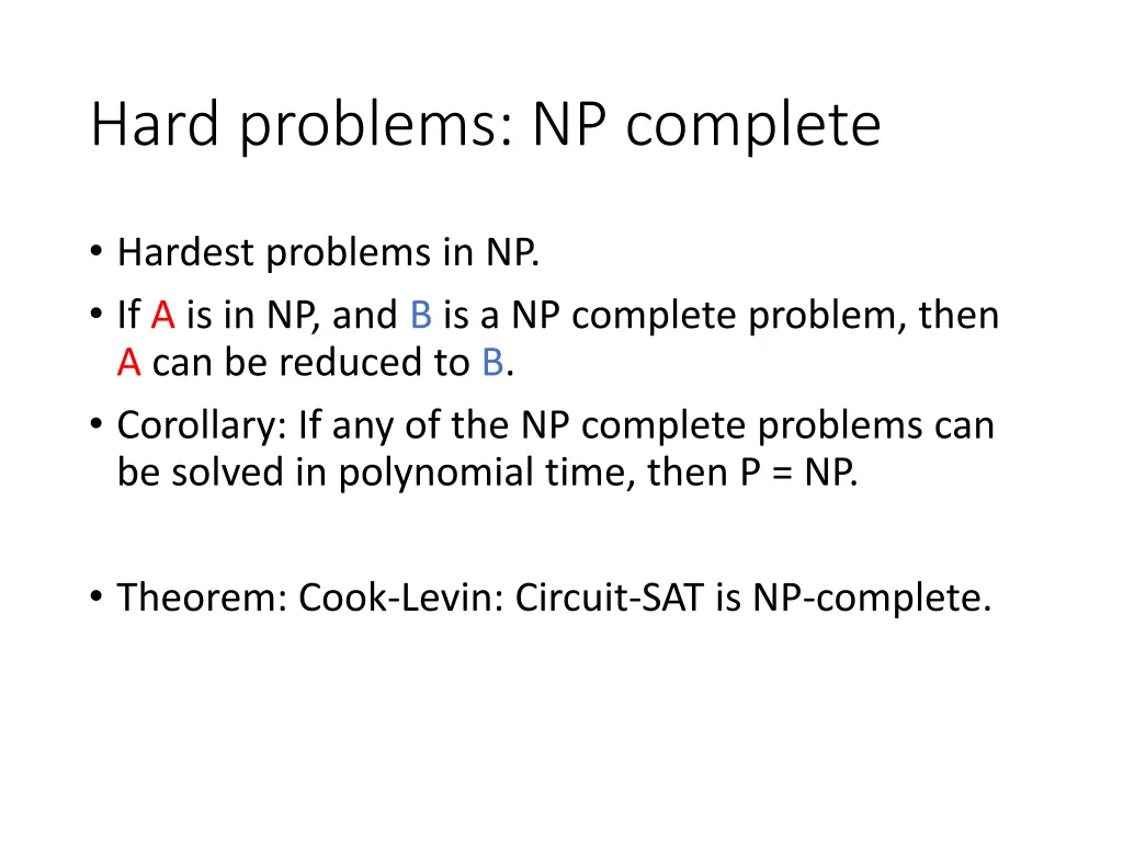 hard problems np complete