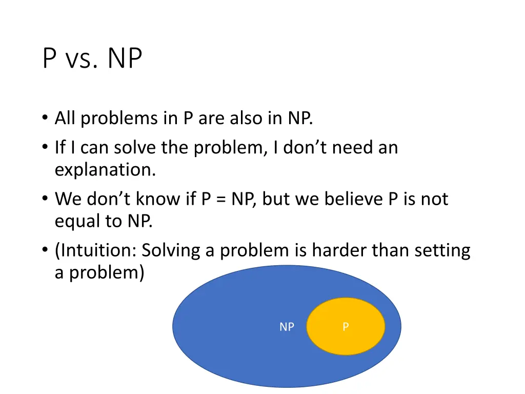 p vs np