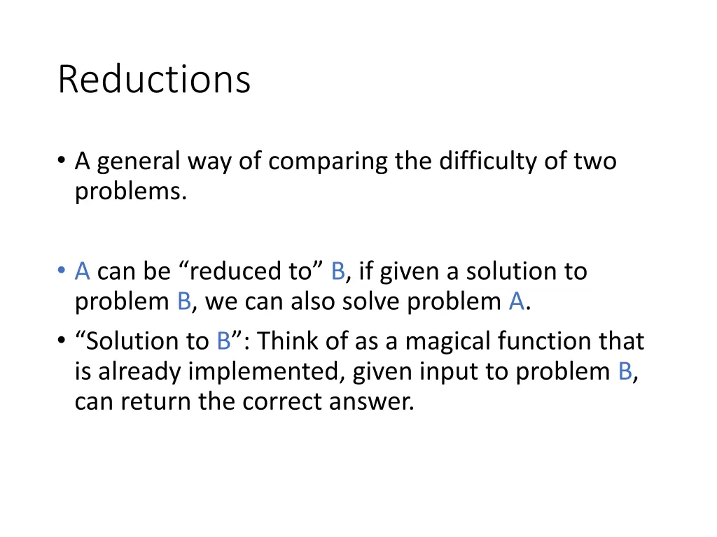 reductions