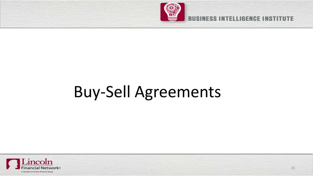 buy sell agreements