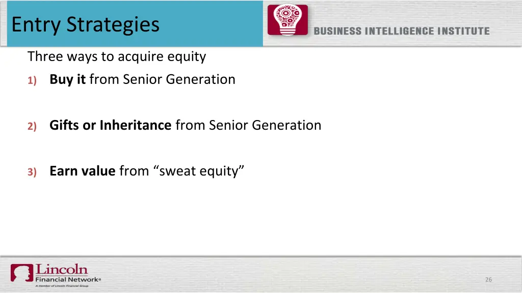 entry strategies