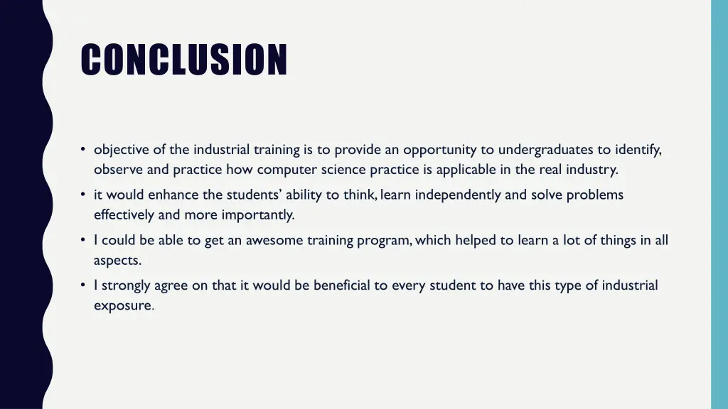 conclusion