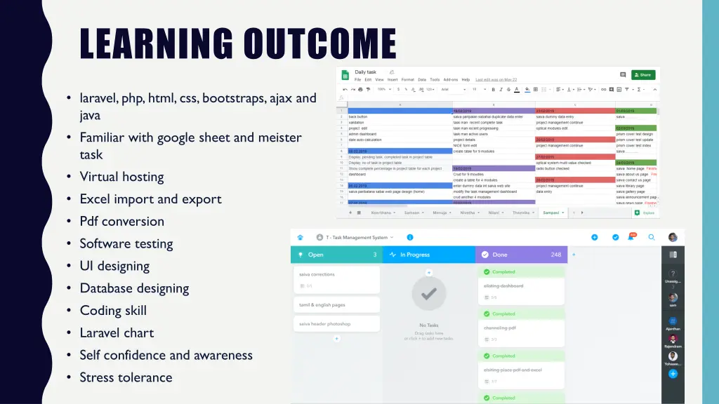 learning outcome