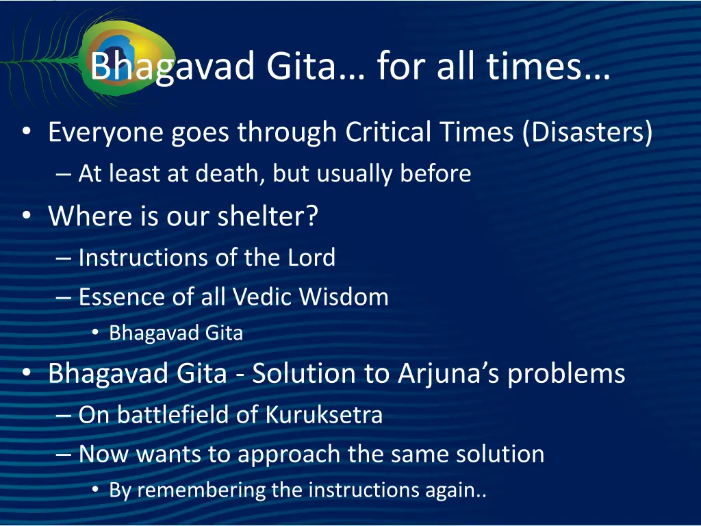bhagavad gita for all times