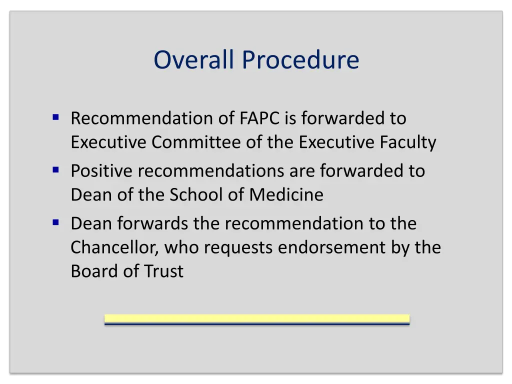 overall procedure 1