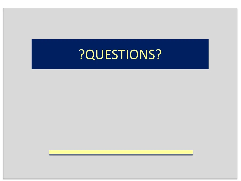 questions