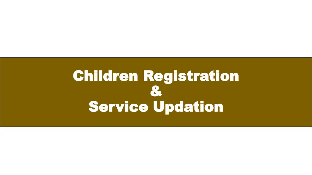 children registration children registration