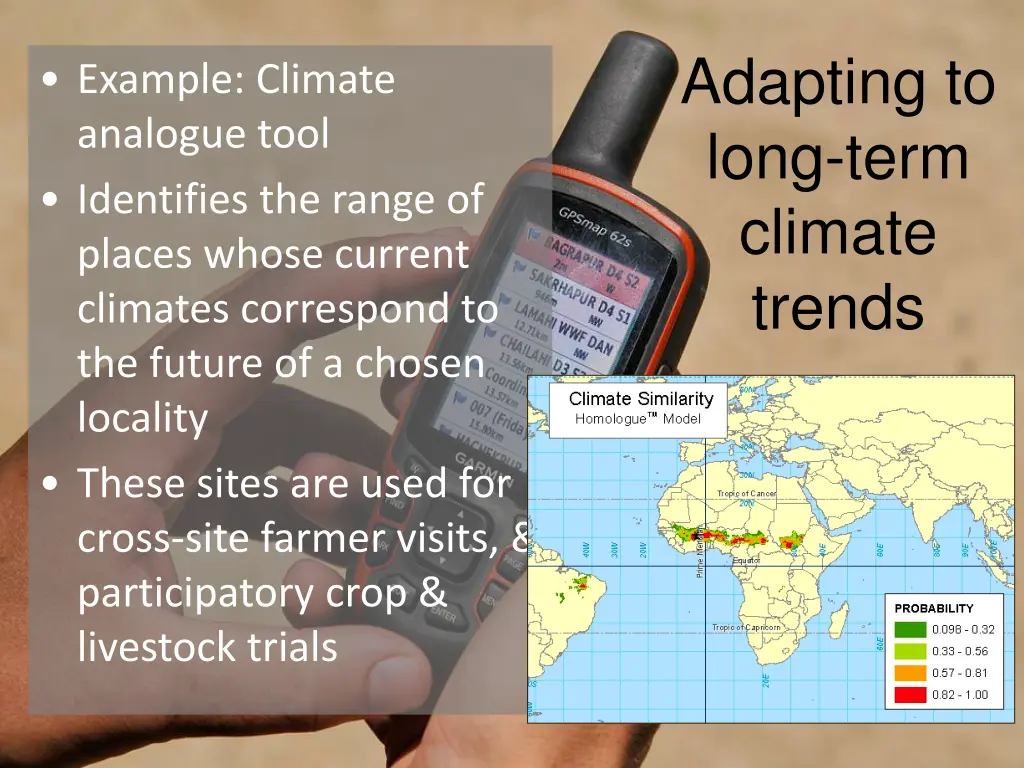 adapting to long term climate trends