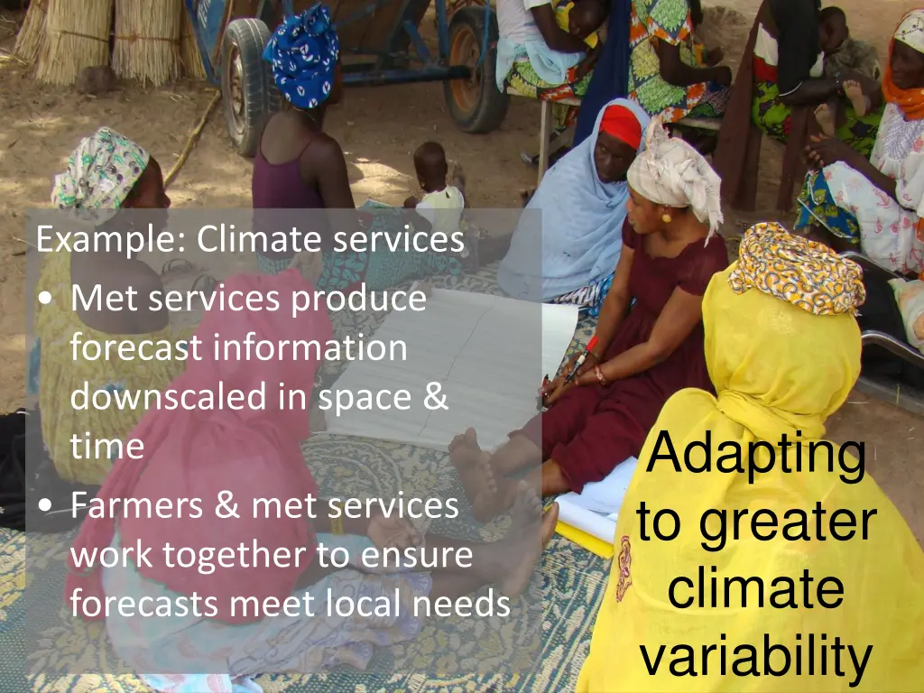 example climate services met services produce
