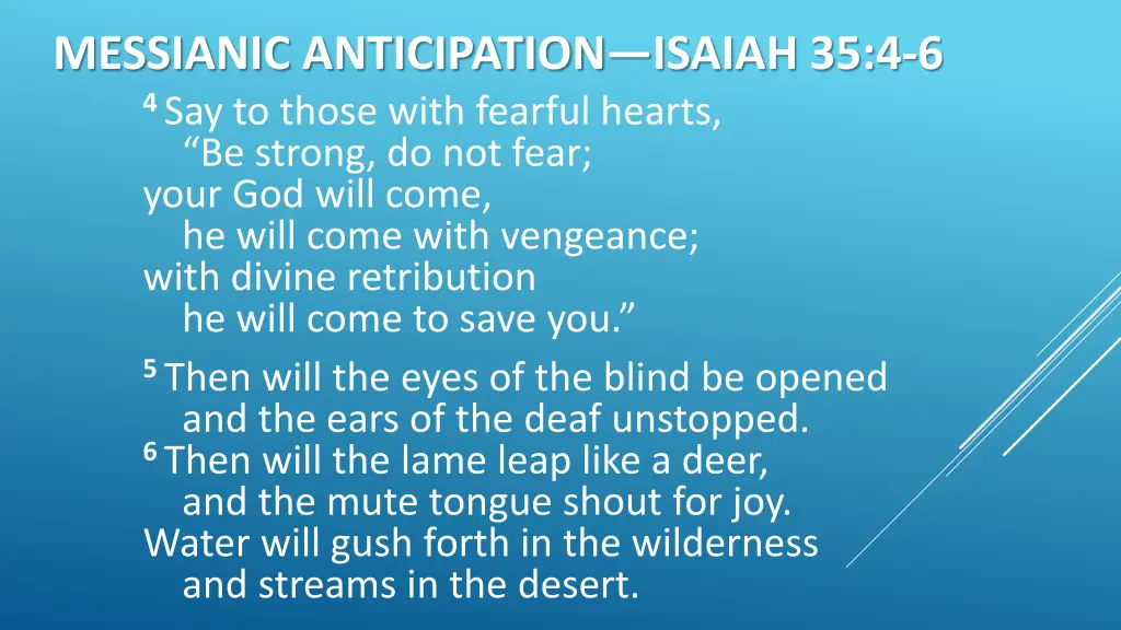 messianic anticipation isaiah