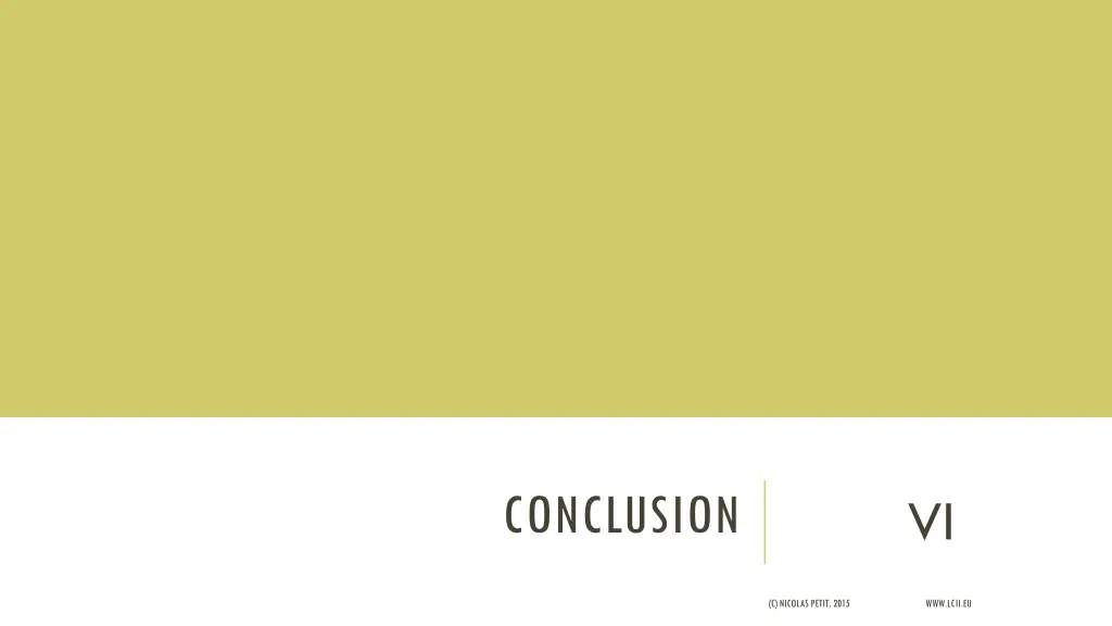 conclusion