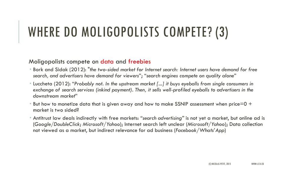 where do moligopolists compete 3