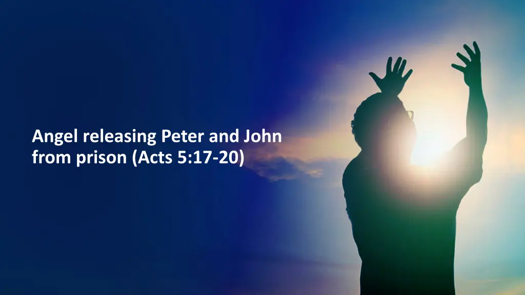angel releasing peter and john from prison acts