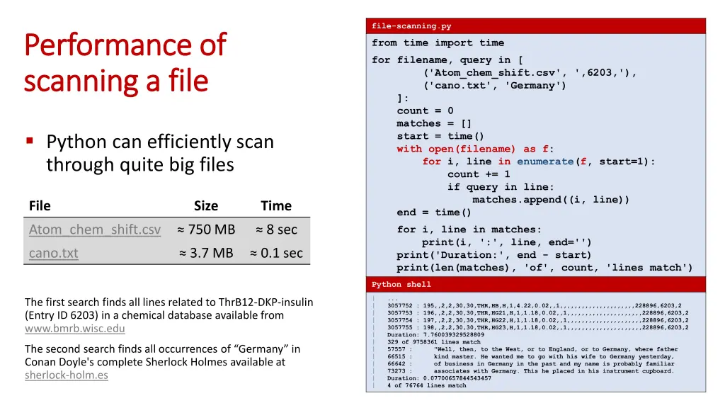 file scanning py