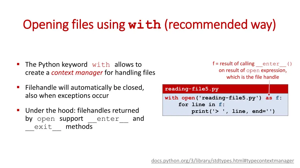 files using using with recommended