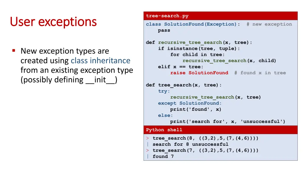 tree search py
