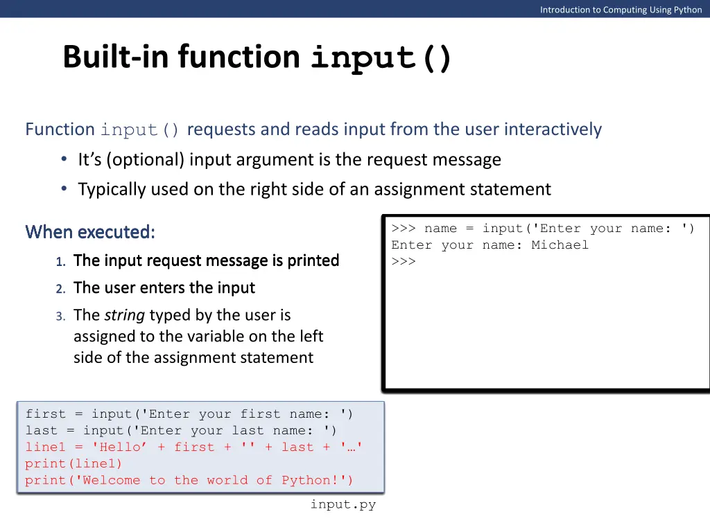 introduction to computing using python 3