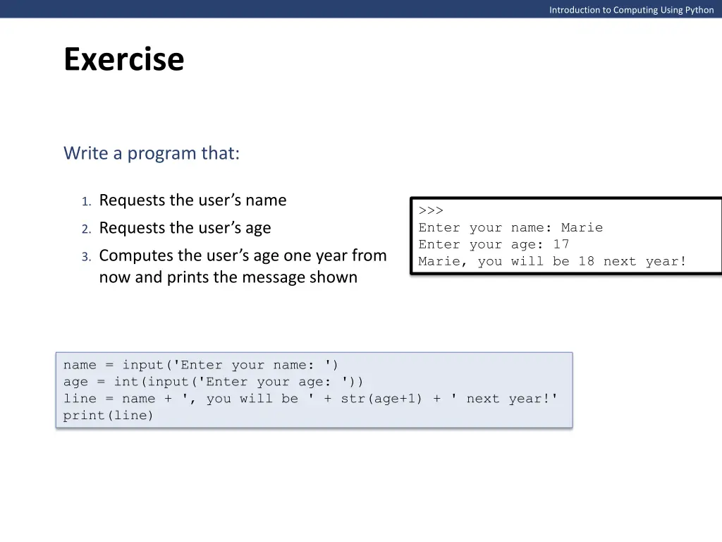 introduction to computing using python 5