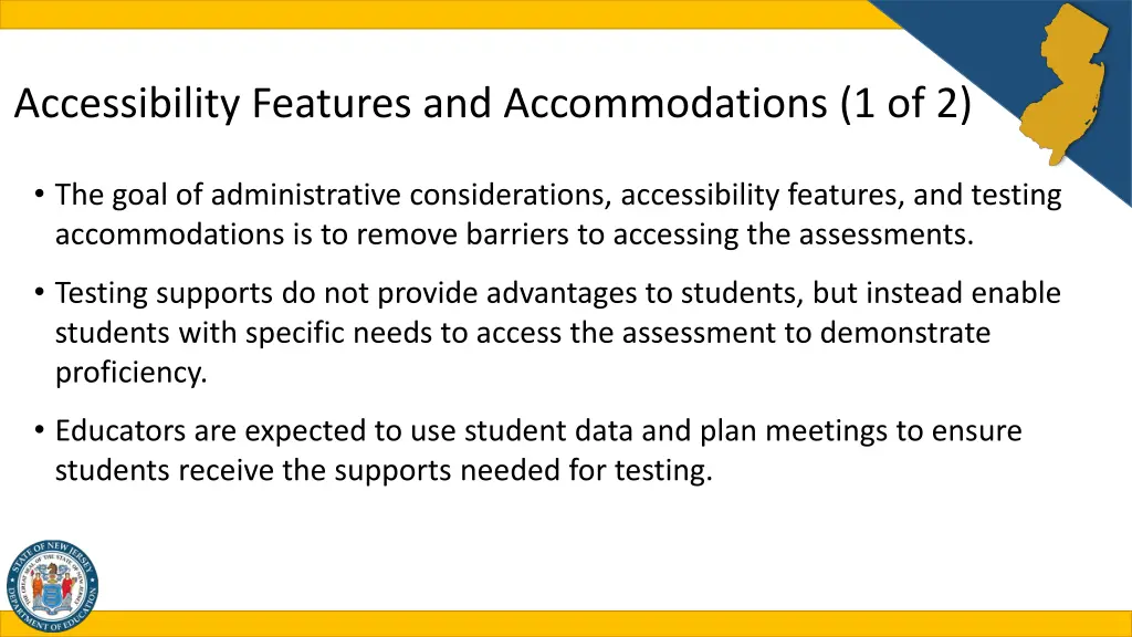 accessibility features and accommodations 1 of 2