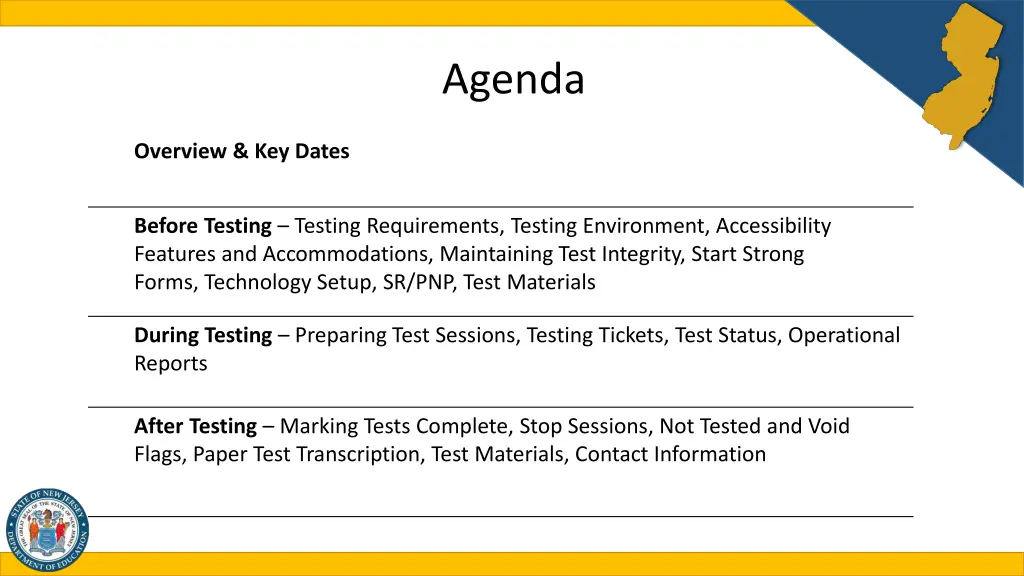 agenda