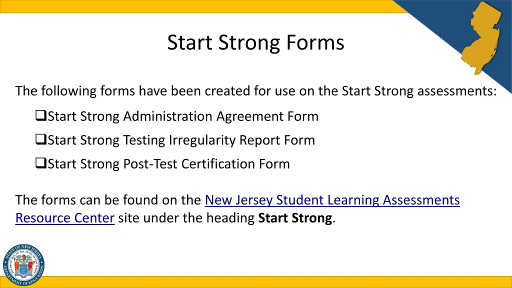 start strong forms