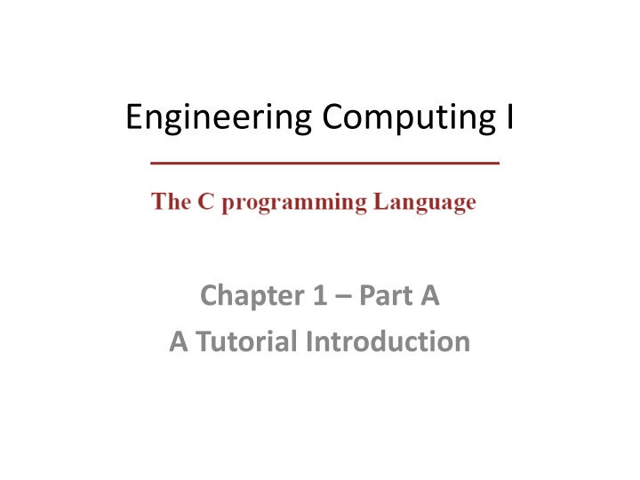 engineering computing i