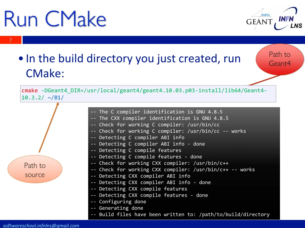 run cmake