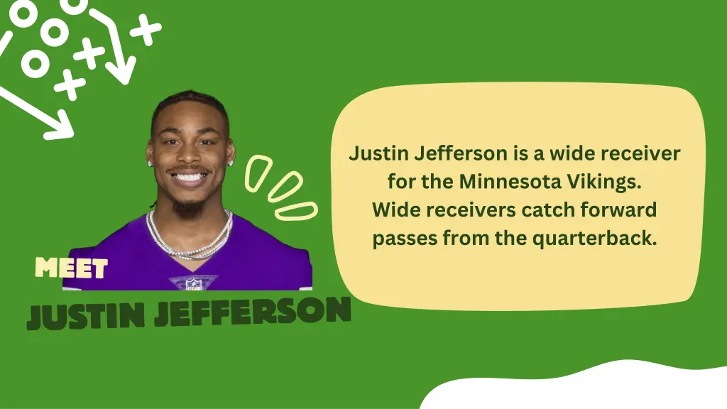 justin jefferson is a wide receiver