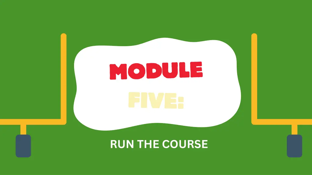 run the course