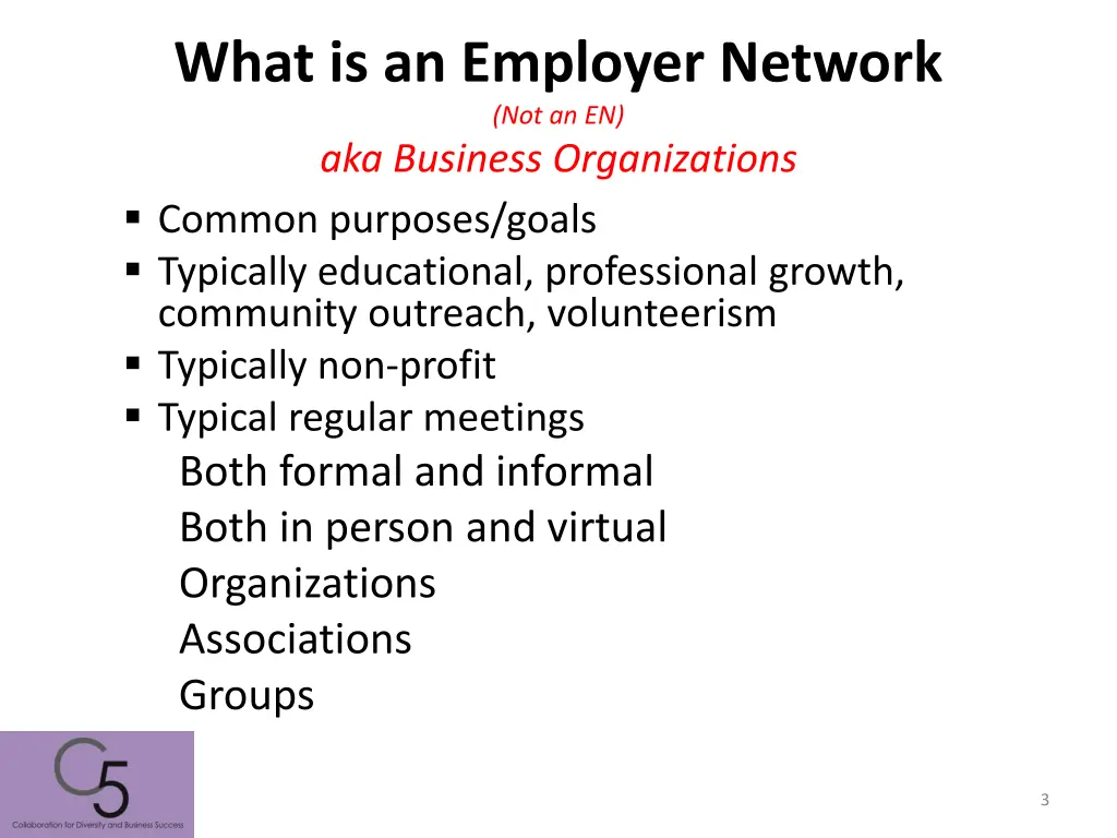 what is an employer network