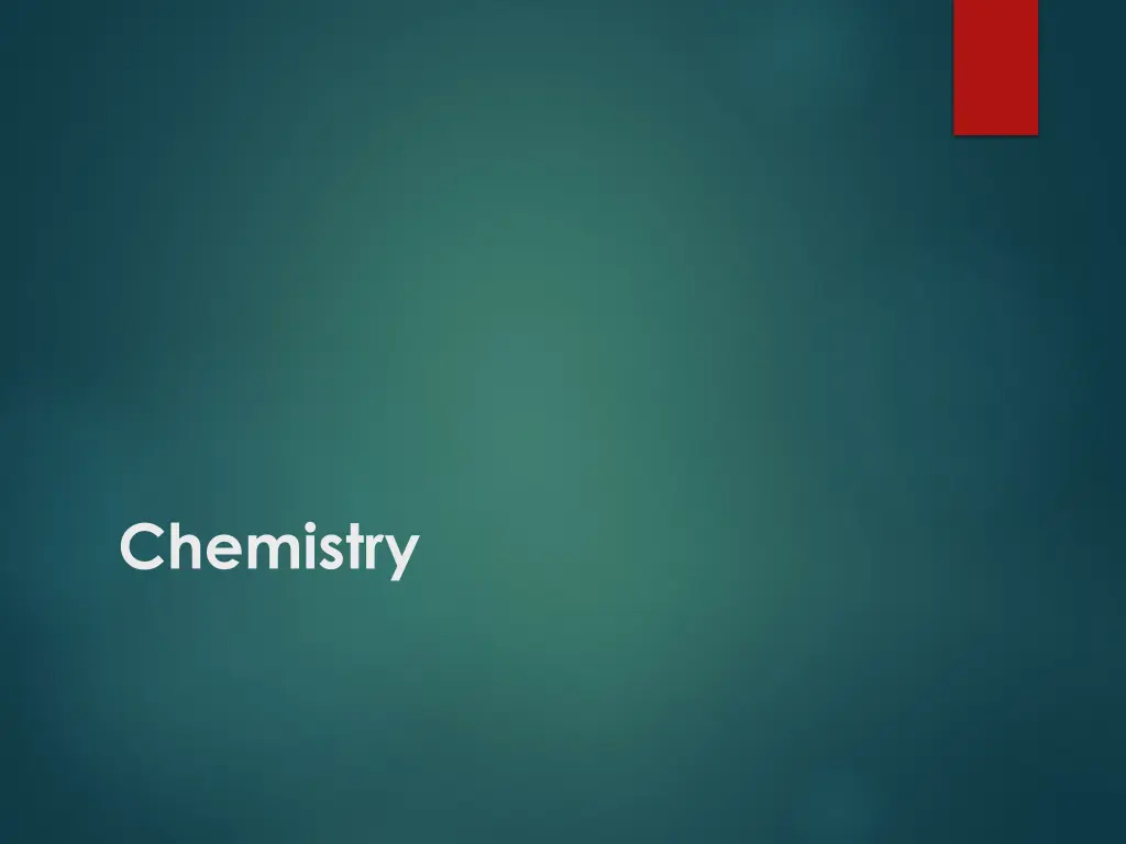 chemistry