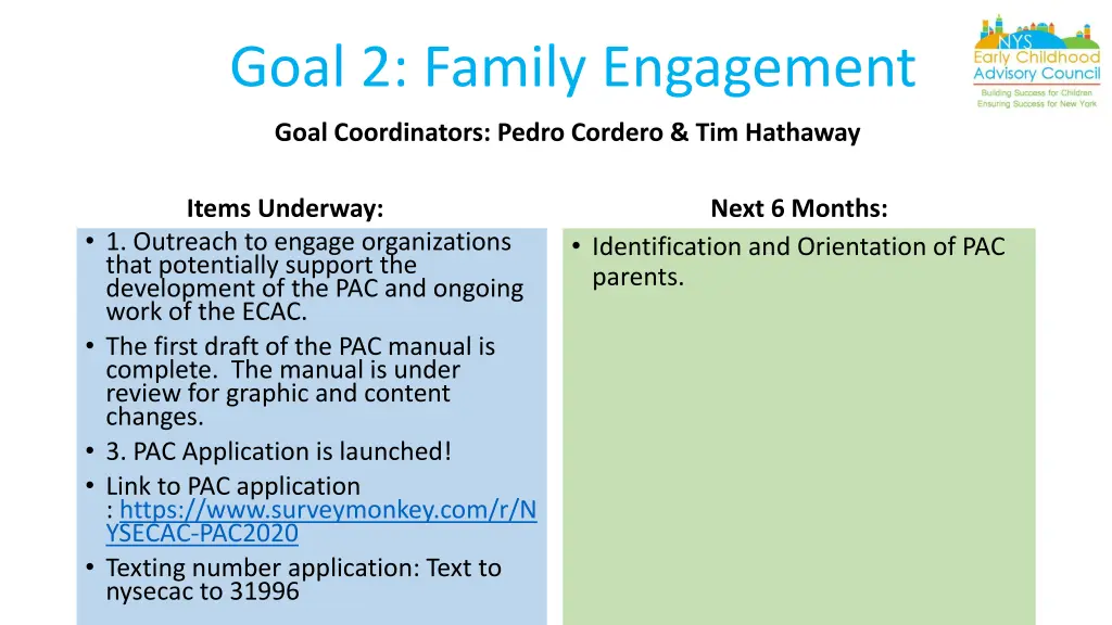 goal 2 family engagement